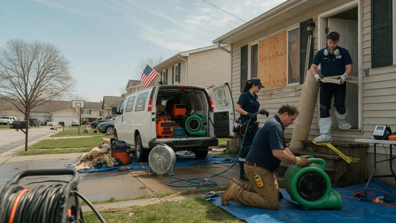 Water Damage Restoration in Bel Aire, KS near me